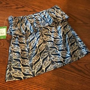 Lilly Pulitzer strapless top